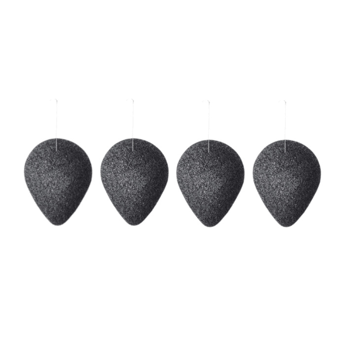 Purito SEOUL Bamboo Charcoal Konjac Sponge - 7g (4ea) Set