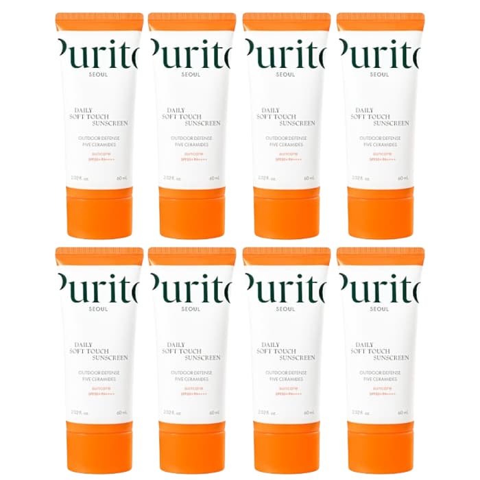 Purito SEOUL - Daily Soft Touch Sunscreen SPF50+ PA++++ - 60ml (8ea) Set