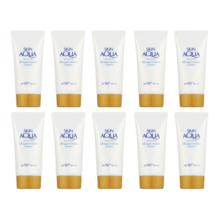 Rohto Mentholatum Skin Aqua Super Moisture Essence Sunscreen (10ea) Set