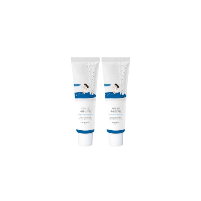ROUND LAB Birch Juice Moisturizing Sun Cream (2szt.) Set