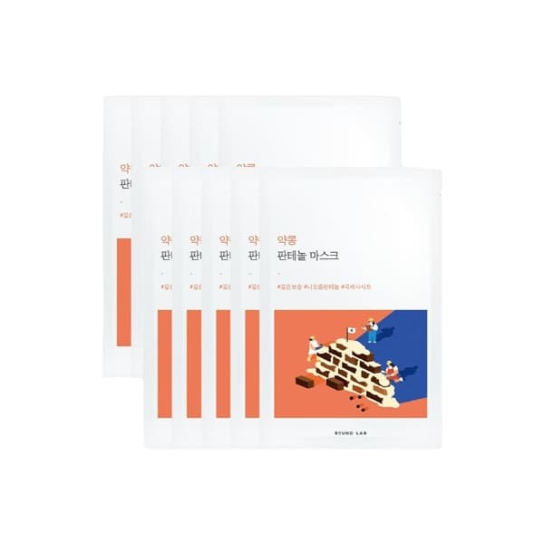 ROUND LAB - Soybean Panthenol Mask - 25ml*10szt.