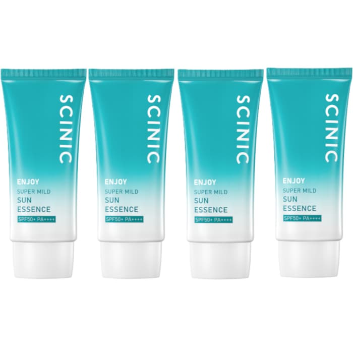 SCINIC - Enjoy Super Mild Sun Essence SPF50+ PA++++ - 50ml (4ea) Set