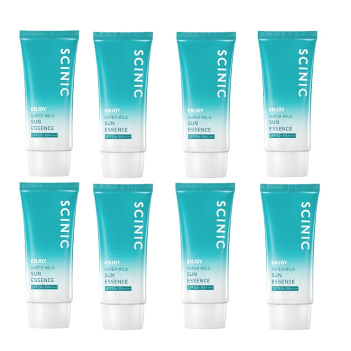 SCINIC - Enjoy Super Mild Sun Essence SPF50+ PA++++ - 50ml (8ea) Set