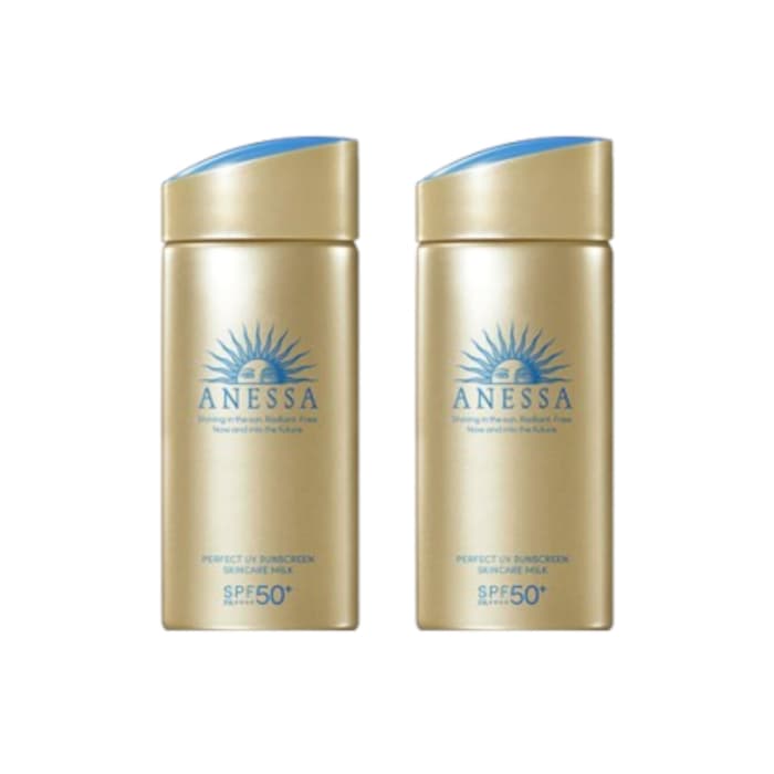 Shiseido - Anessa Perfect UV Sunscreen Skincare Milk N SPF50+ PA++++ - (Random Version) - 90ml (2ea) Set
