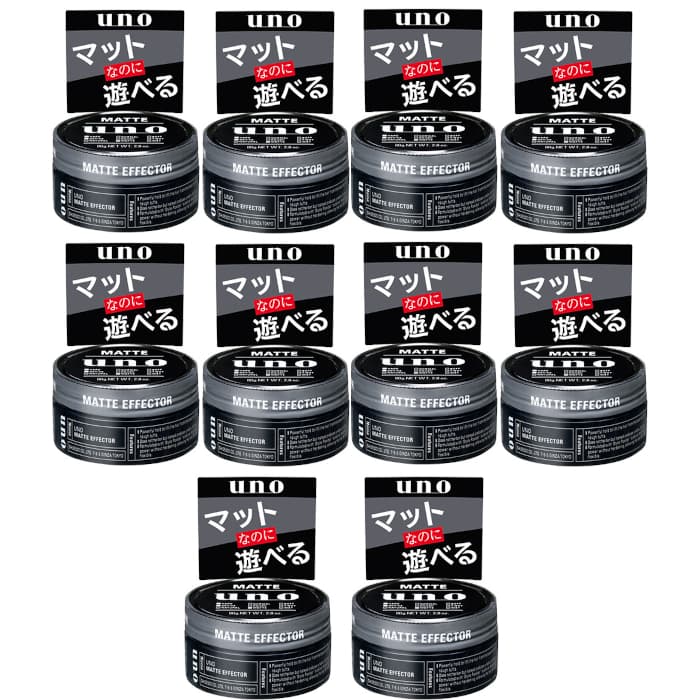 Shiseido - Uno Hair Wax - Matte Effector - 80g 10pcs Set