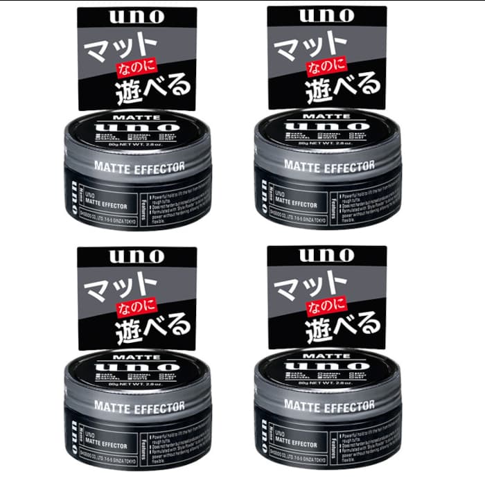 Shiseido - Uno Hair Wax - Matte Effector - 80g 4pcs Set