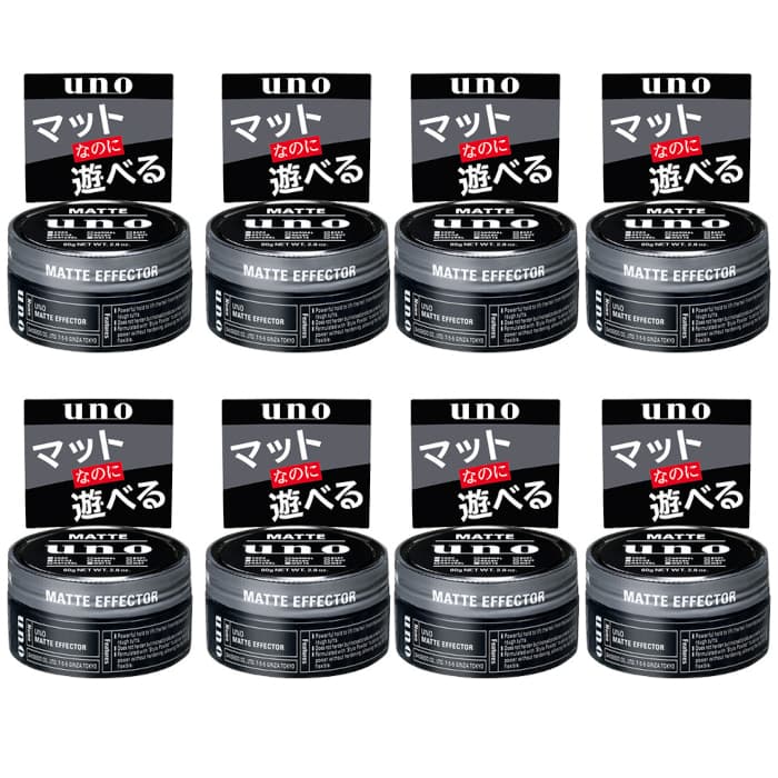 Shiseido - Uno Hair Wax - Matte Effector - 80g 8pcs Set