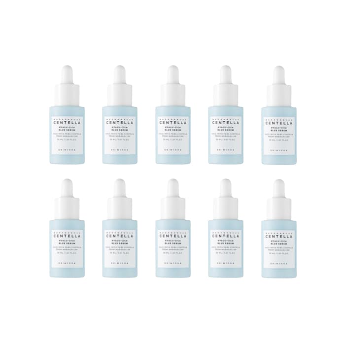 SKIN1004 Madagascar Centella Hyalu-Cica Blue Serum - 30ml (10ea) Set