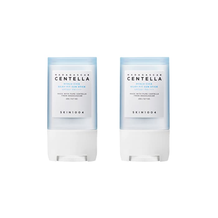 SKIN1004 Madagascar Centella Hyalu-Cica Silky-Fit Sun Stick SPF50+ PA++++ - 20g (2ea) set