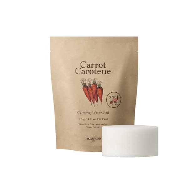 SKINFOOD - Carrot Carotene Calming Water Pad Refill - 30pads