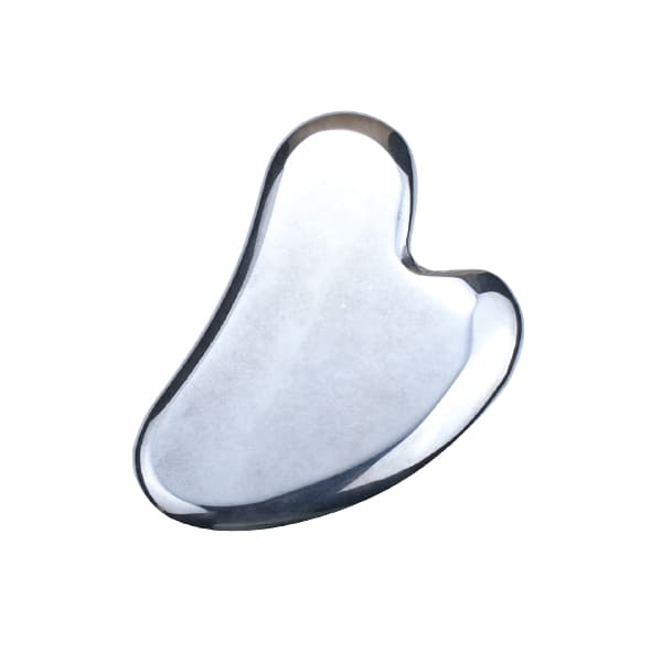MissLady - Scraping Board Gua Sha Massage Tool (Heart-shaped) - 1pc - Metallic