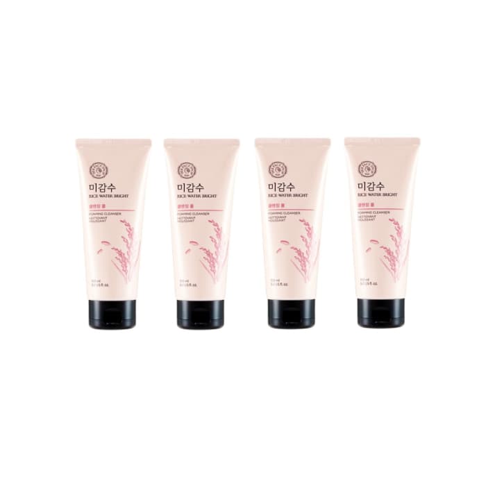 THE FACE SHOP Rice Water Bright Foaming Cleanser - 150ml (4ea) Set