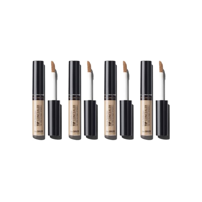 The Saem - Cover Perfection Tip Concealer - 6.5g - Peach Beige (4ea) Set