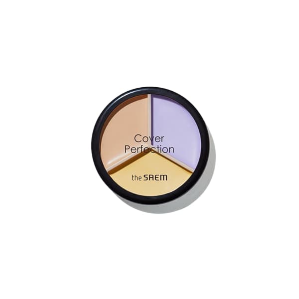 The Saem - Cover Perfection Triple Pot Concealer - 4.5g*2+4.2g - 04 Tone Up Beige