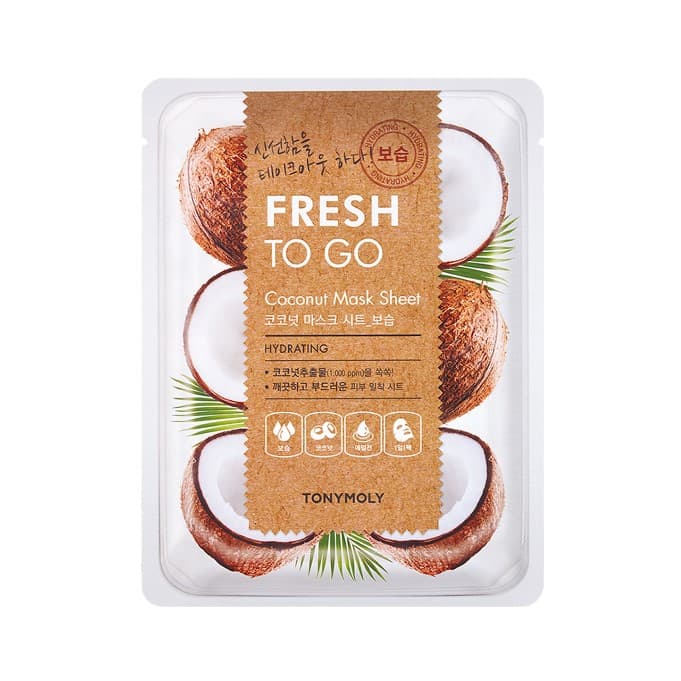 TONYMOLY - Fresh To Go Mask Sheet - COCONUT - 1pc