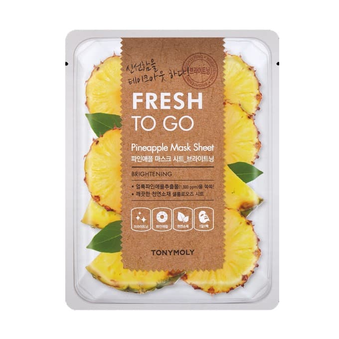 TONYMOLY - Fresh To Go Mask Sheet - PINEAPPLE - 1pc