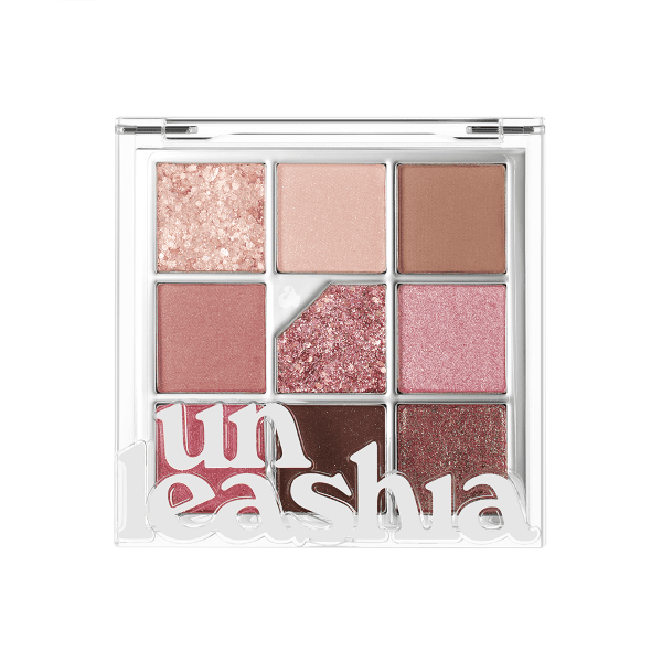 Unleashia - Glitterpedia Eye Palette - 6.2g - No 5 All of Dusty Rose