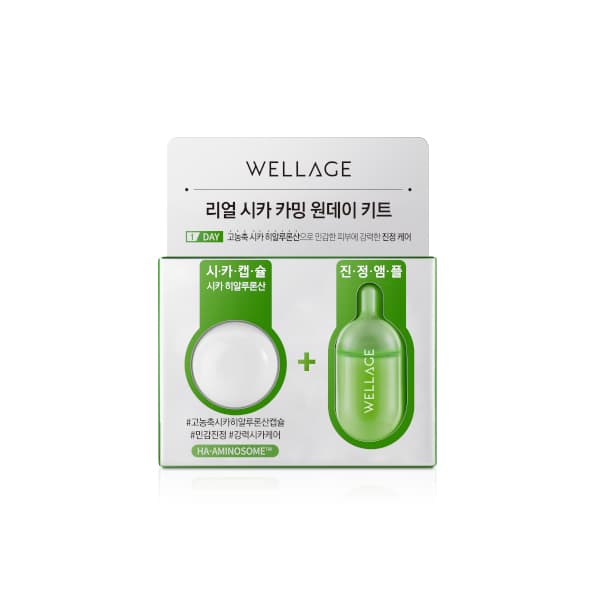 Wellage - Real Cica Calming One Day Kit - 1pc