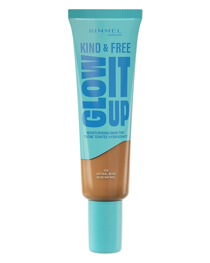 Rimmel London Kind & Free Glow It Up Moisturising Skin Tint 400 Natural Beige 30 ml