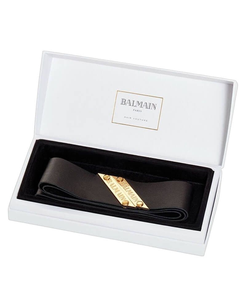 Balmain Genuine Leather Headband Black