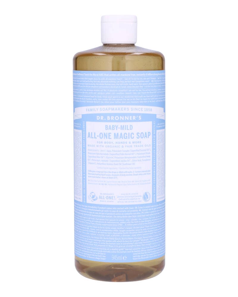 Dr. Bronner"'s Pure-Castile Soap Baby-Mild (Unscented) 945 ml