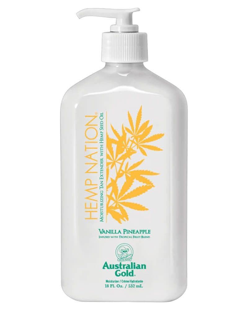 Australian Gold Hemp Nation Vanilla Pineapple Tan Extender Body Lotion 532 ml