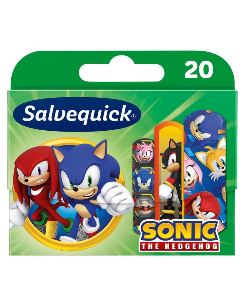 Salvequick Sonic The Hedgehog children’s plasters 20 stk.