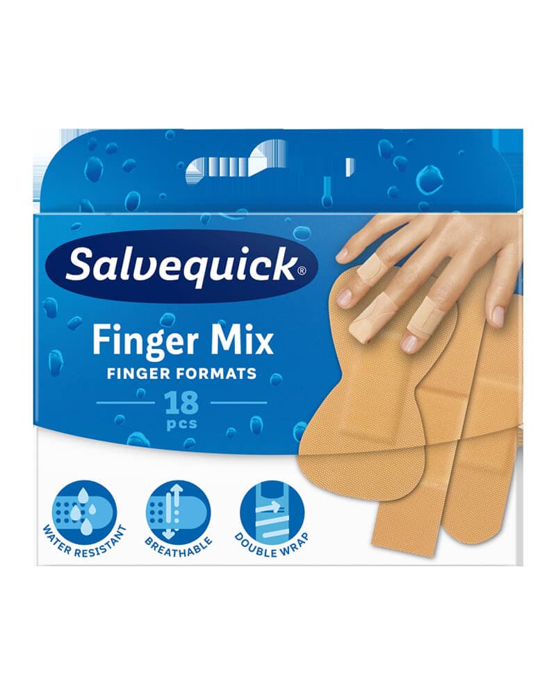 Salvequick Finger Mix 18 stk.