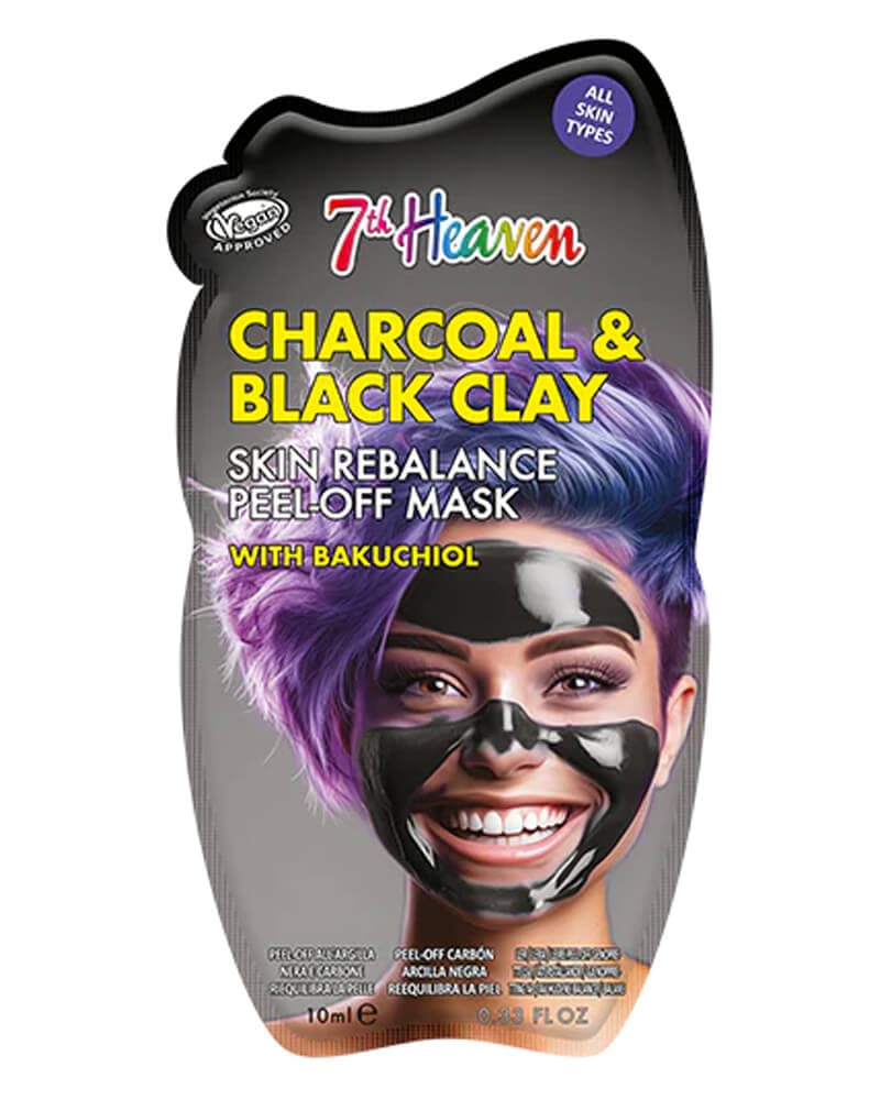 7th Heaven Charcoal & Black Clay Skin Rebalance Peel-Off Mask 15 g