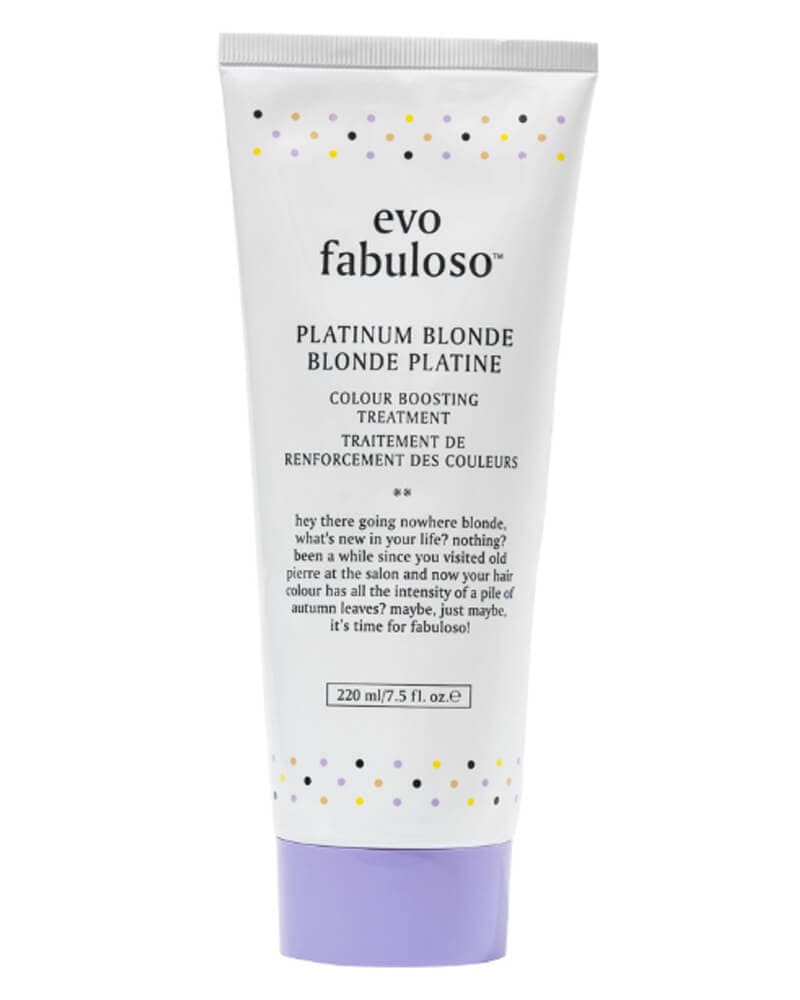 Evo Fabuloso Platinum Blonde Blonde Colour Intensifying Treatment 220 ml