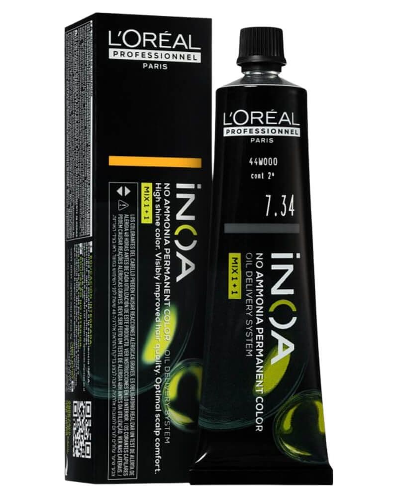 L"'Oréal Professionnel INOA Permanent Hair Color 7.34 Golden Copper Blonde 60 ml
