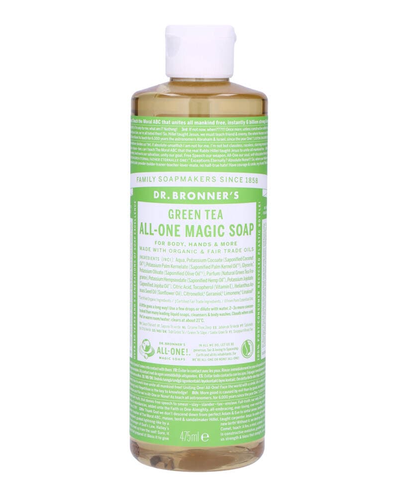 Dr. Bronner"'s Pure-Castile Soap Green Tea 475 ml