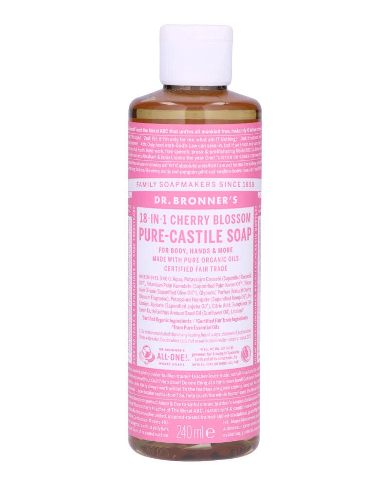 Dr. Bronner"'s Pure-Castile Soap Cherry Blossom 240 ml