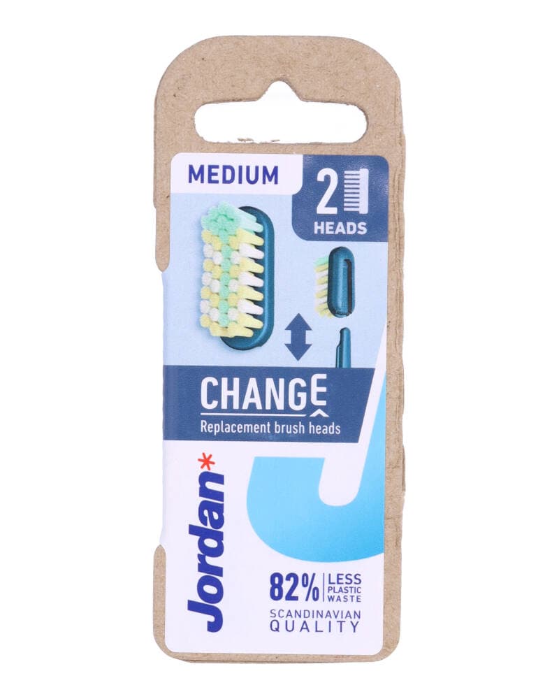 Jordan Change Replacement Brush Heads x2 Medium