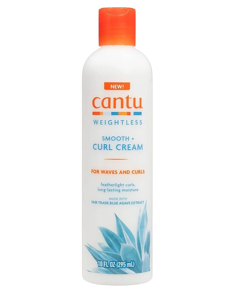 Cantu Weightless Smooth + Curl Cream (For Waves and Curls) 295 ml