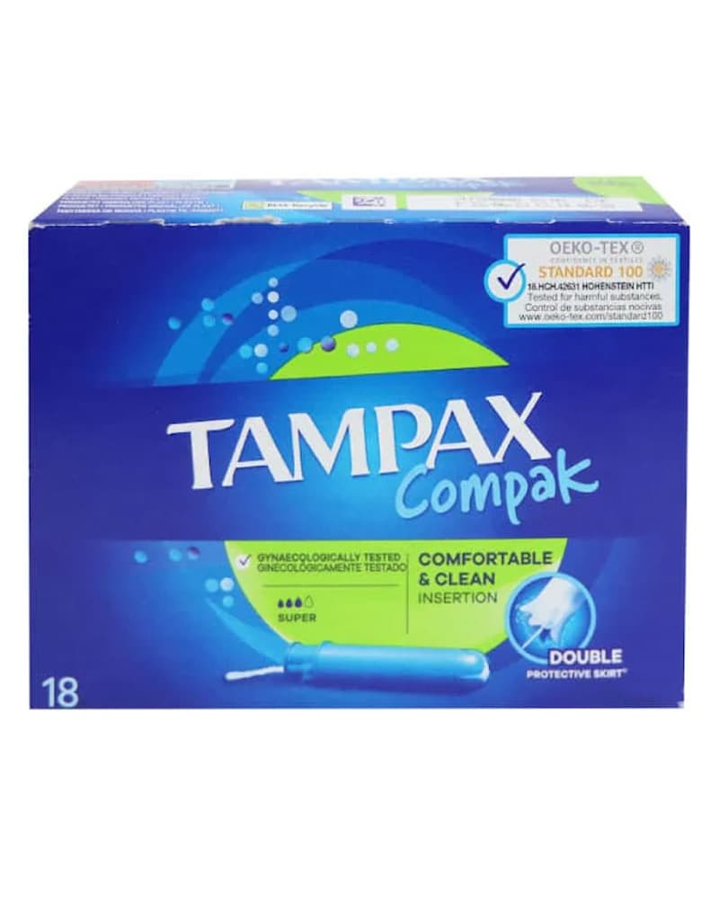 Tampax Compak Super 18"'S 18 stk.