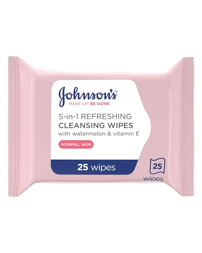 Johnsons Make-Up Be Gone 5-in-1 ing Cleansing Wipes 25 stk.