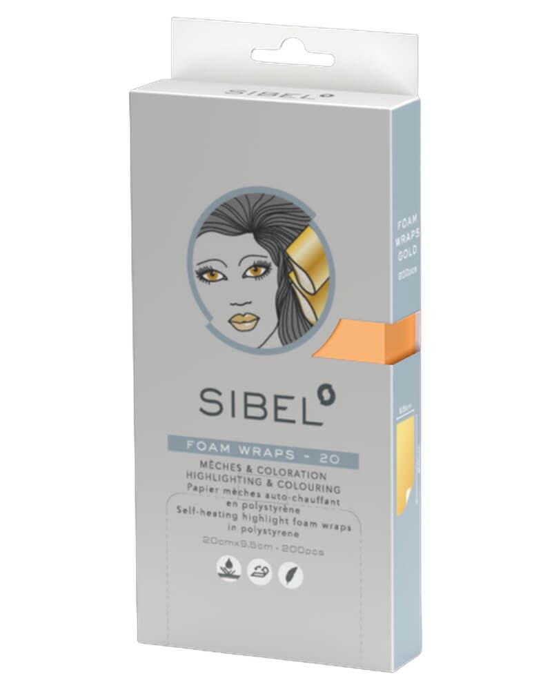 SIBEL Highlight Foam Gold 9.5cmx20cm 200pcs Ref. P000130