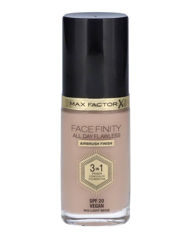 Max Factor Face Finity All Day Flawless 3-in-1 Foundation - N32 Light Beige 30 ml