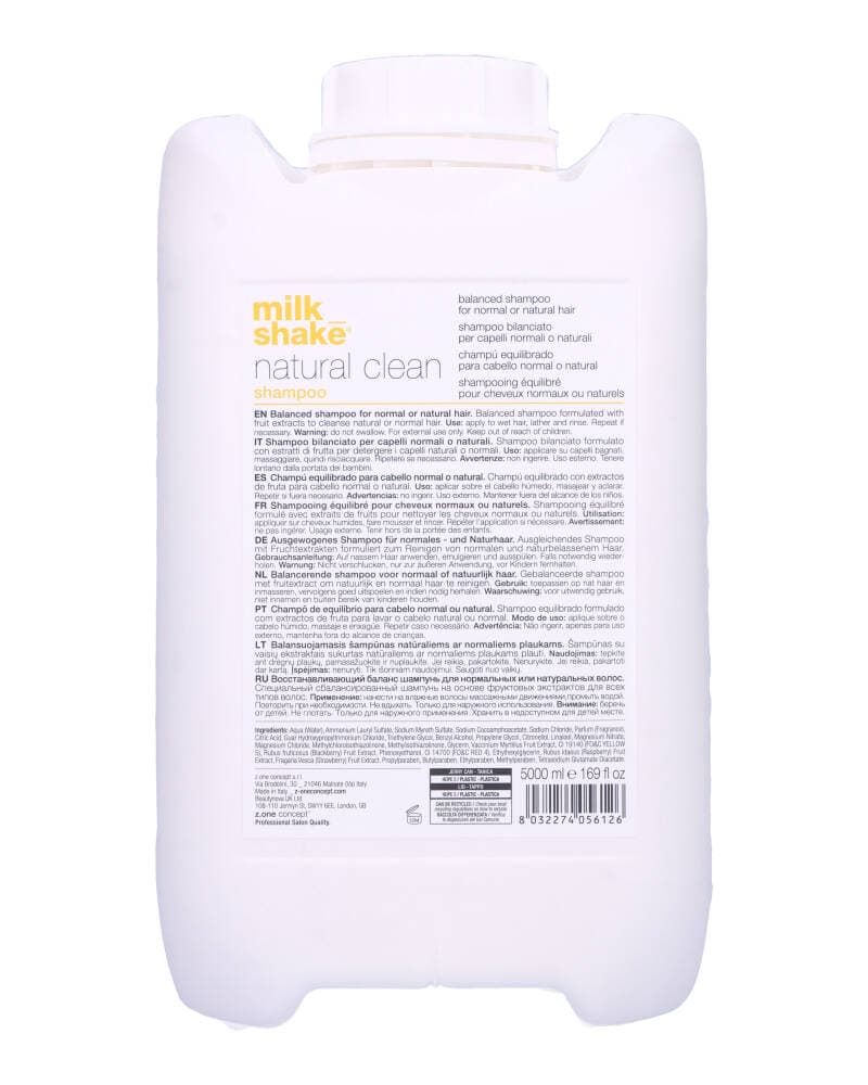 Milk_Shake Natural Clean Shampoo 5000 ml