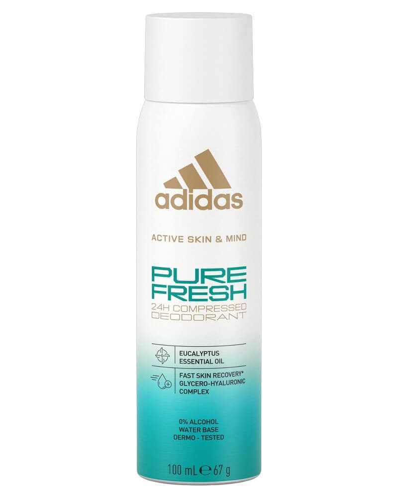Adidas Active Skin & Mind Pure Fresh Compressed Deodorant Body Spray 100 ml