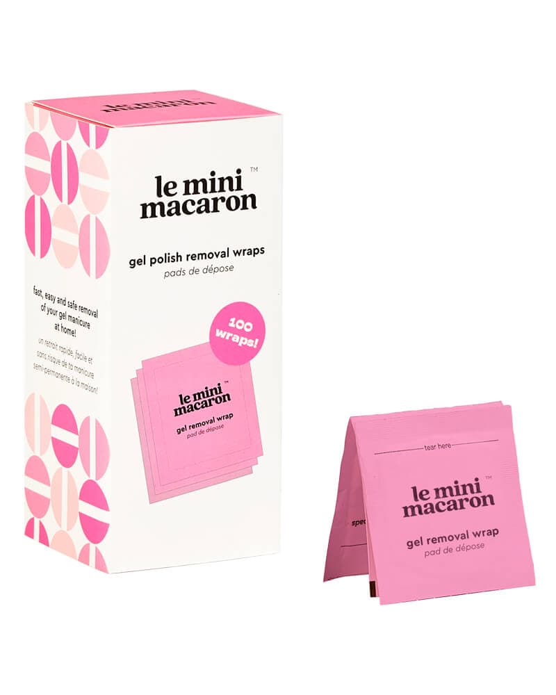 Le Mini Macaron Gel Polish Remover Kit 100 stk.