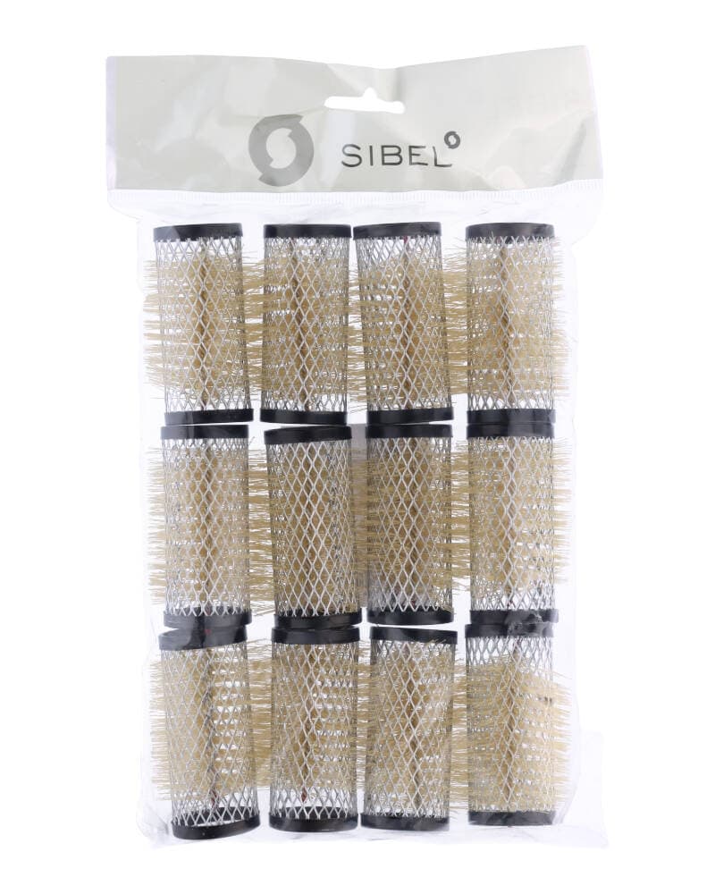 Sibel Metal Rollers Black 28mm Ref. P001336 12 stk.