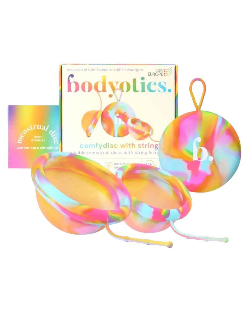 Bodyotics Comfydisc: Rainbow Edition — Reusable Menstrual Discs 2 stk.