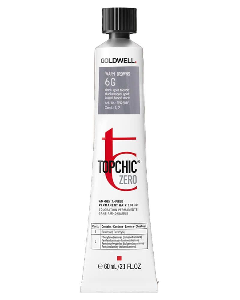 Goldwell Topchic Zero Permanent Hair Color Tube 6G Dark Gold Blonde 60 ml