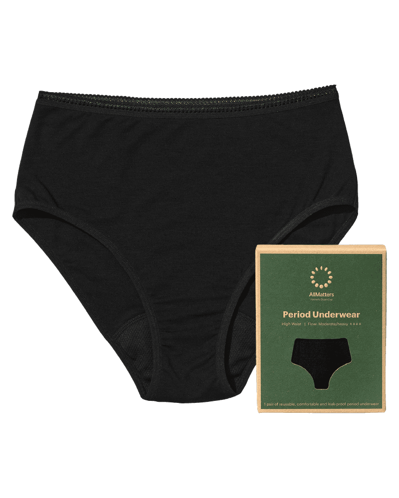 AllMatters Period Underwear High Waist Size Medium 1 stk.