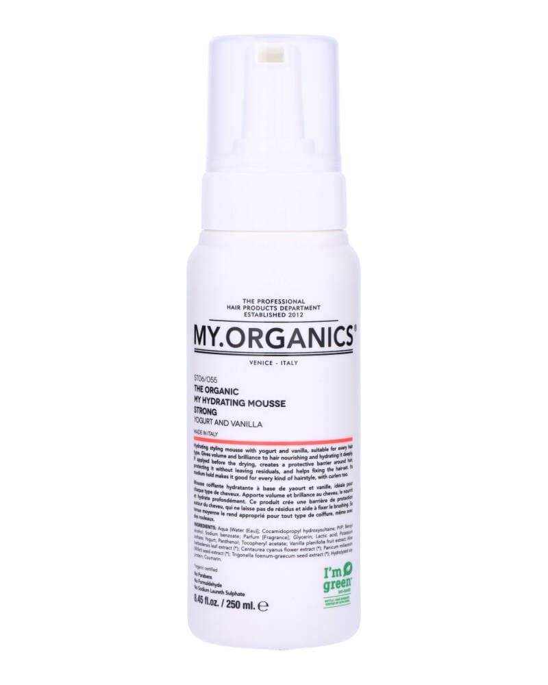 My.Organics The Organic My Hydrating Mousse Strong Yogurt And Vanilla 250 ml