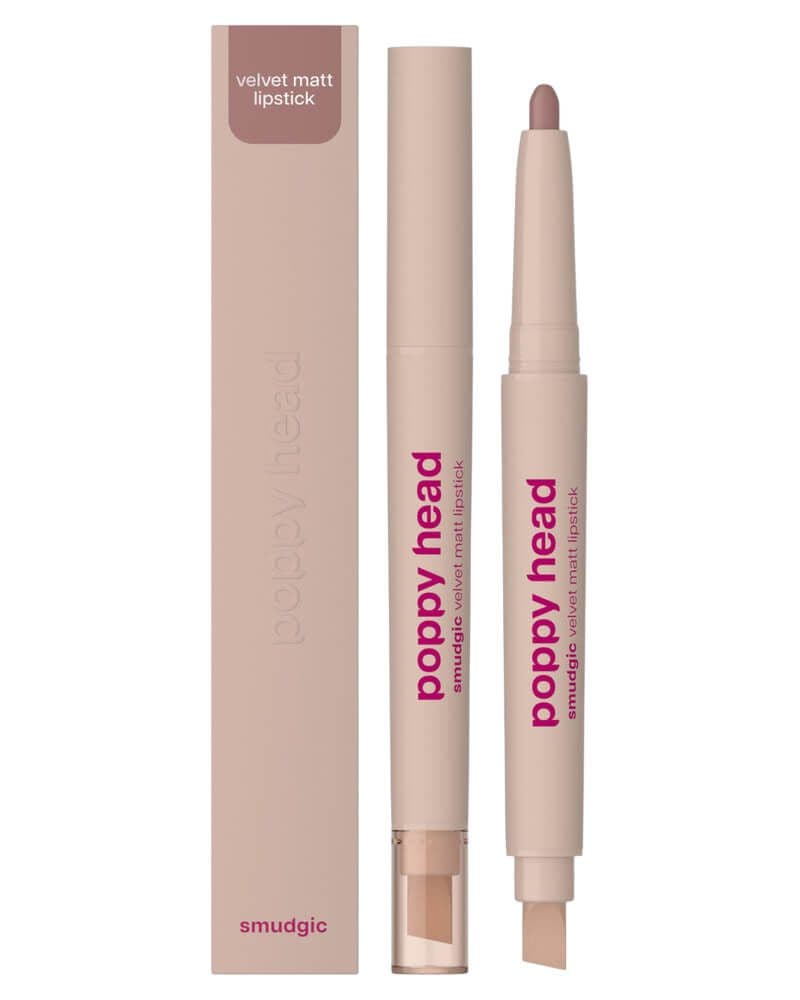Poppy Head Smudgic Velvet Matt Lipstick — 01 Stone Veil 0 g