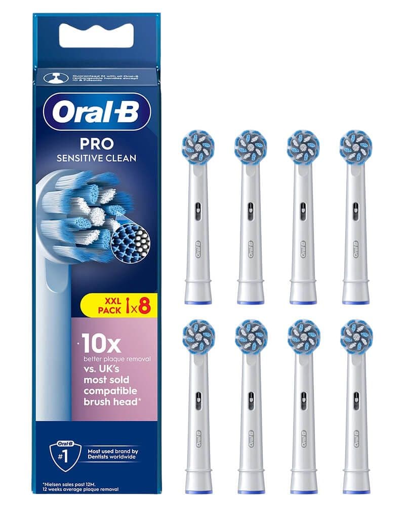 Oral B Sensitive Clean replacement toothbrush heads 8 stk.