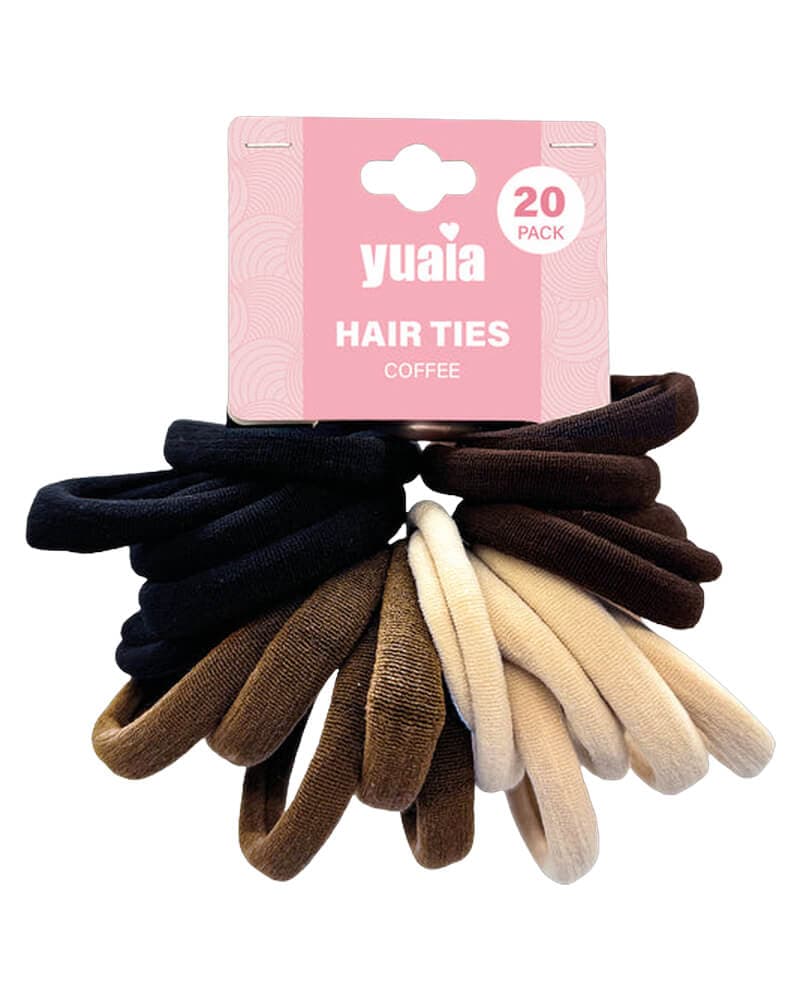 Yuaia Hair Ties Coffee 20 stk.